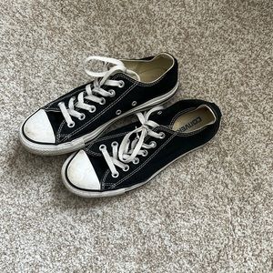 Black Converse All Star sneakers size 7.5